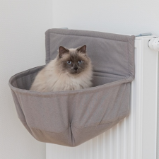 Trixie Cuddly Bag - Pihenő radiátorra (Barna; 55 x 15 x 36 cm) szállítóbox, fekhely macskáknak