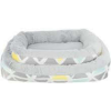 Trixie Cuddly Bed Sunny -  fekhely (szürke, színes)  nyulak részére (38x7x25cm)