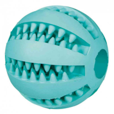 Trixie Denta Fun Ball | Natúr gumi játék (fogtisztítós labda) kutyák részére - 5 cm játék kutyáknak