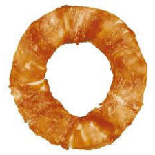 Trixie Denta Fun Chicken Chewing Rings - jutalomfalat (csirke,marhabőr) Ø20cm (225g) jutalomfalat kutyáknak