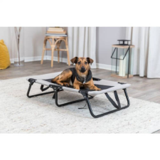 Trixie Dog Lounger - szögletes fekhely (szürke/fekete) kutyák részére (99x19x60cm) szállítóbox, fekhely kutyáknak