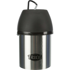  Trixie fém itatópalack kutyáknak - Több szín és méret - Fekete - 0,3l kutyatál