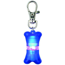  Trixie Flasher Címtartóval 2×4 cm kék nyakörv, póráz, hám kutyáknak