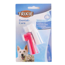  Trixie Fogkefe Szett Ujjra húzható 2db/csomag kutyafelszerelés