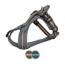 Trixie Fusion Touring Szürke/Naracssárga 51-66 cm/20 mm 207531 nyakörv, póráz, hám kutyáknak