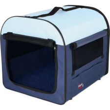 Trixie hálós utazó táska és sátor kutyának - S - 50 x 50 x 60 cm - Kék/Világoskék szállítóbox, fekhely kutyáknak