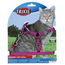  Trixie Hám És Póráz Macska Nylon 26-37cm/10mm 1,2m nyakörv, póráz, hám macskáknak