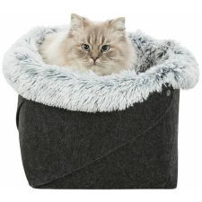Trixie Harvey Bed - peremes fekhely (fehér-fekete,szürke) macskák részére (Ø33x27cm) szállítóbox, fekhely macskáknak