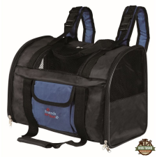 Trixie Hátizsák Connor 42x29x21cm fekete/kék szállítóbox, fekhely kutyáknak
