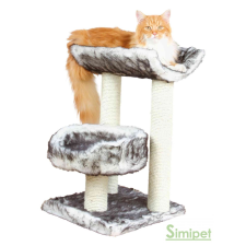 Trixie Isaba Scratching Post - kaparófa (fekete/fehér) macskák részére (36x36/62cm) macskafelszerelés
