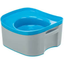  Trixie Itatótál Utazáshoz 21x11x21 cm, Sötétszürke/Olajzöld macskatál