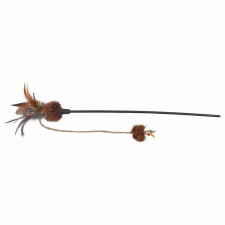 Trixie Játék Macskának Pálca Tollal És Labdával 54cm játék macskáknak