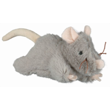 Trixie Játék Macskának Plüss Egér Hanggal, szürke, 15cm játék macskáknak