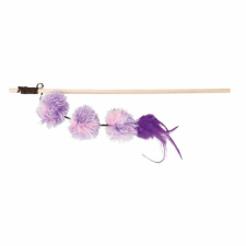  Trixie Játék pálca pompom labdával 40cm játék kutyáknak