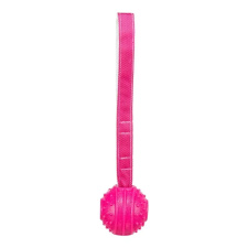 Trixie .Játék Soft & Strong labda pánttal TPR, 27cm rózsaszín játék kutyáknak