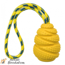 Trixie Játék Sporting Tömör Gumi Harang Kötéllel 9cm/30cm játék kutyáknak