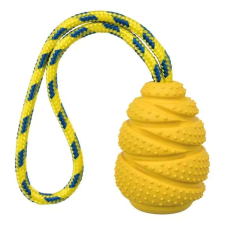 Trixie Játék Sporting Tömör Gumi Harang Kötéllel 9cm/30cm játék kutyáknak