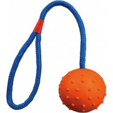 Trixie Játék Tömör Gumi Labda Kötéllel 6cm/30cm (4011905033051) játék kutyáknak