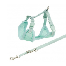Trixie Junior Hám pórázzal menta 26-34cm / 10mm - 2m / 10mm nyakörv, póráz, hám kutyáknak