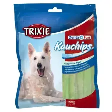  Trixie Jutalomfalat Denta Fun Rágó Chips Light Algás 100gr jutalomfalat kutyáknak