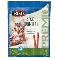  Trixie Jutalomfalat Premio Quadro-Stick Csirke/máj 5x5gr jutalomfalat macskáknak