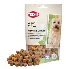  Trixie Jutalomfalatok Kutyáknak, Vegán, Édesburgonya, Zöldség és Gyümölcs Kockák, 100 g, 31286 jutalomfalat kutyáknak