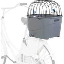  Trixie kerékpár csomagtartóra szerelhető kutyaszállító kosár (36 x 47 x 46 cm | Teherbírás: 6 kg | Szürke) szállítóbox, fekhely kutyáknak