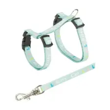 Trixie kitten macskahám 21-33cm - Mentazöld nyakörv, póráz, hám macskáknak