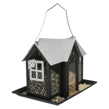 Trixie Kültéri Madáretető Villa Fém 2L/26x19x19cm Fekete etető, itató madaraknak