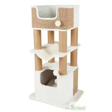 Trixie Lucano Scratching Post XXL - macskabútor (fehér/tópszín) 58x48/110cm macskafelszerelés