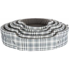 Trixie Lucky Bed - ovális, peremes fekhely (szürke/fehér) kutyák részére (55x45cm) szállítóbox, fekhely kutyáknak