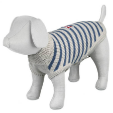 Trixie Milton Dog Pullover - pulóver (szürke/kék) kutyák részére (XXS) 24cm - KIFUTÓ TERM. kutyaruha