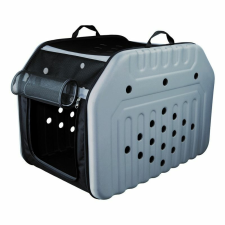 Trixie Mobile Kennel Easy, S–M: 71 × 49 × 51 cm, Szürke szállítóbox, fekhely kutyáknak