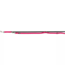 Trixie Neoprén hosszabbítható póráz M–L 2m/20mm fuchsia/grafit nyakörv, póráz, hám kutyáknak