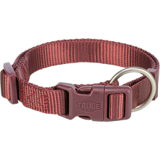 Trixie Nyakörv Premium M-L: 35-55 cm/20 mm, Bordó nyakörv, póráz, hám kutyáknak