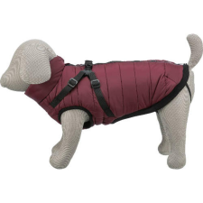 Trixie Pirou téli kabát hámmal, XXS:24 cm, sangria nyakörv, póráz, hám kutyáknak
