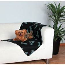 Trixie Pléd Beany 100x70cm Fekete (TX-37192) szállítóbox, fekhely kutyáknak