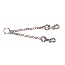 Trixie Póráz Láncos Kettős Vezető 42cm/2mm nyakörv, póráz, hám kutyáknak