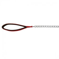 Trixie Póráz Láncos nylon fogóval 1,1m/2mm piros nyakörv, póráz, hám kutyáknak