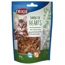 Trixie | Premio Barbecue Hearts | Jutalomfalat | Csirke - 50 g jutalomfalat macskáknak