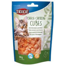  Trixie Premio Cheese Chicken Cubes – jutalomfalat (csirke, sajt) macskák részére 50g jutalomfalat macskáknak