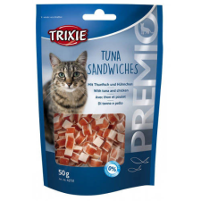 Trixie | Premio Tuna Sandwiches | Jutalomfalat | Tonhal - 50 g jutalomfalat macskáknak