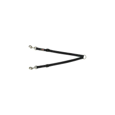 Trixie Prémium ikervezető póráz, M-L: 40-70cm/10mm, fekete nyakörv, póráz, hám kutyáknak