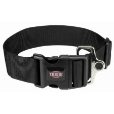 Trixie | Prémium nyakörv, fekete (M-L) - 40-65 cm/20 mm nyakörv, póráz, hám kutyáknak