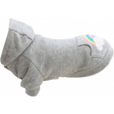 Trixie Rainbow Falls hoodie - kapucnis pulóver (szürke,mintás) kutyák részére (XS) 27cm kutyaruha