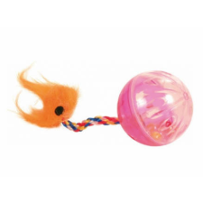 Trixie Rattling Ball - műanyag játék (csörgő labda) macskák részére (4cm/2db) játék macskáknak