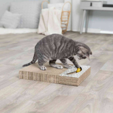 Trixie Scratching Cardboard - kaparó kartonból (fehér) 38×5×30cm játék macskáknak