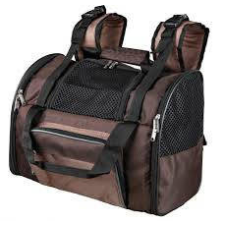 Trixie Shiva Backpack - szállító hátizsák (barna/bézs) 41x30x21cm kutyafelszerelés