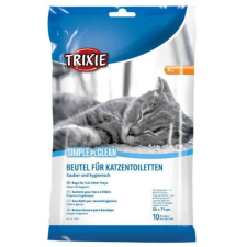 Trixie Simple&#039;n&#039;Clean Bags for Cat Litter Trays - zsák (átlátszó) alomtálcákhoz (XL) 56x71cm (10db) macskafelszerelés