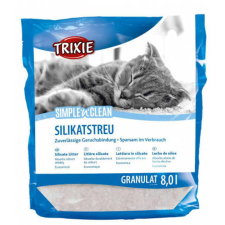 Trixie Simple'n'Clean Silicate Litter - szilikon alom (8l) macskaalom
